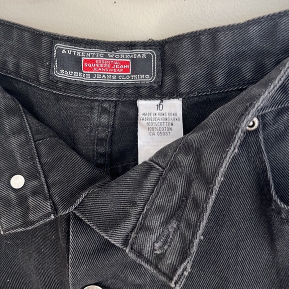 ๐ฐ3 for $40 ๐ฐ Vintage Denim Black Mini Skirt - Picture 5 of 6